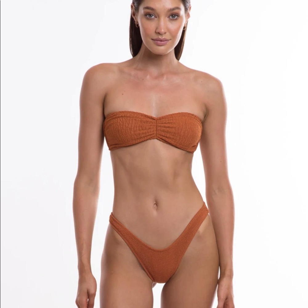 Tj Swim Bambi Top and Bottom in Terecotta